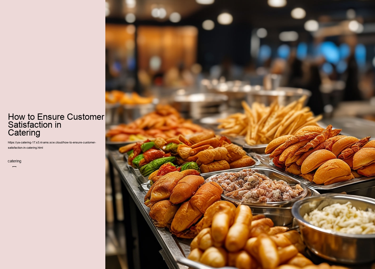 How to Ensure Customer Satisfaction in Catering